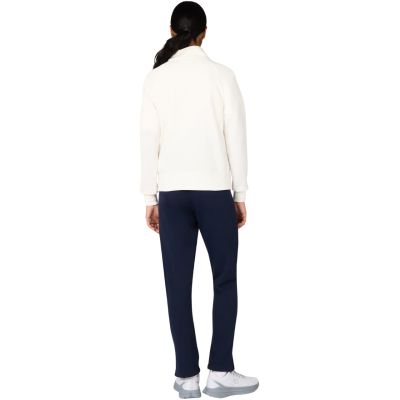 3. Champion Full Zip Suit Women's Cream and Navy Blue Tracksuit 117988 YS084