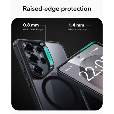 3. ESR Classic Hybrid MagSafe Case for Samsung Galaxy S26 Ultra - Clear Black