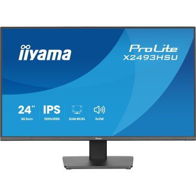 17. iiyama ProLite X2493HSU-B1 computer monitor 60.5 cm (23.8") 1920 x 1080 px Full HD LED Black