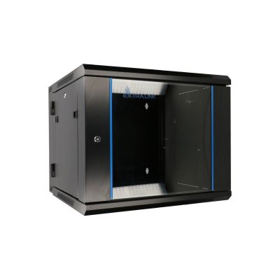 2. Extralink - 19" 12U 600x600 AZH Black Wall Mounted Cabinet