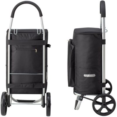 3. PREMIUM BLACK SHOPPING TROLLEY SEMI LINE