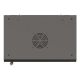 10. Wall-mounted installation rack cabinet 19" 6U 540x350 black glass door LANBERG (Flat Pack)