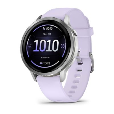 13. GARMIN Venu 4 41mm Gray Silver Periwinkle Smartwatch