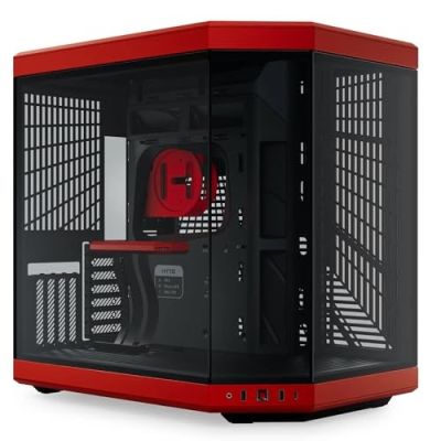 7. HYTE Y70 Midi Tower Black, Red