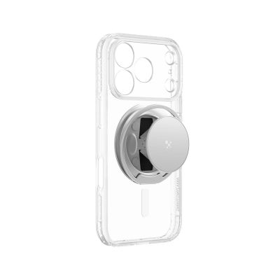 5. AmazingThing Titan Pro Pop Lens Case for iPhone 18 Pro Max with Camera Cover, Holder and Stand, MagSafe Compatible - Clear