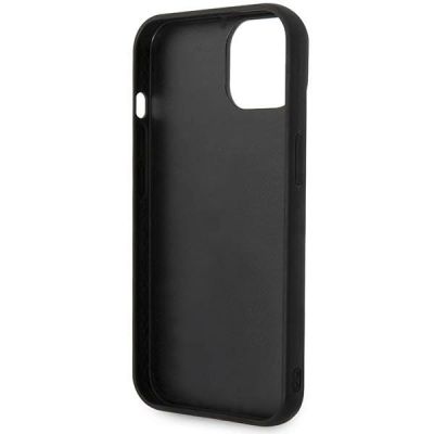 7. Karl Lagerfeld Puffy Elongated Logo iPhone 14 Case - Black