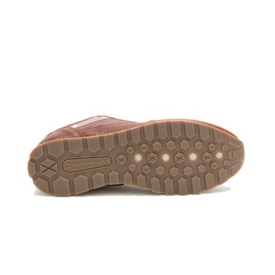 5. CATERPILLAR VENTURA LEATHER BT BROWN SHOES (P726637)