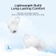 5. Joyroom JR-TS2 Cozydots Series Wireless TWS Headphones for Sleeping ANC Bluetooth 5.3 - White