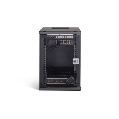 4. 10" network package, 9U rack and hardware, bl SOHO Pro version, no assembly required