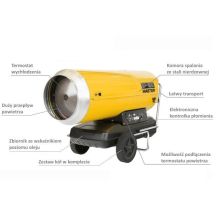 MASTER B360 OIL HEATER WITHOUT FLUE GAS OUTLET 111KW