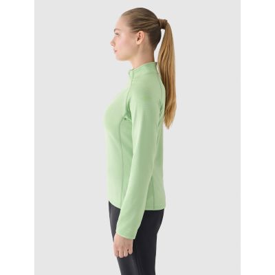 7. Women's slim quick-drying training sweatshirt 4F 4FWAW24TFSWF411-41S