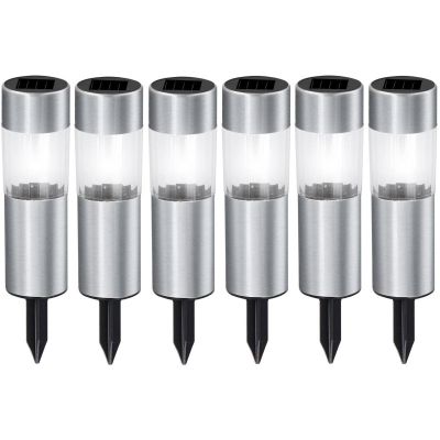 21. SOLAR LAMP 4.5X15CM INOX 6PCS GRUNDIG