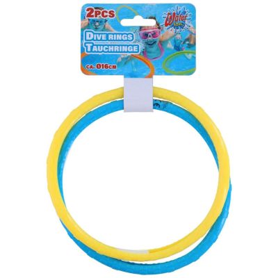 4. DIVING RING 2PCS BLUE AND YELLOW