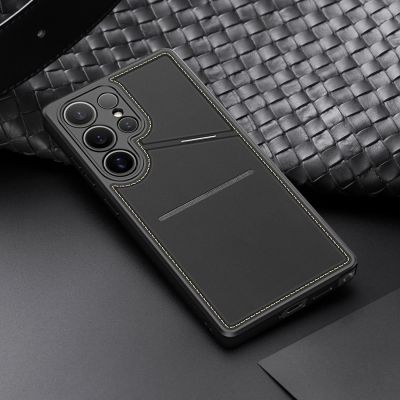 13. Dux Ducis Rafi II Case for Samsung Galaxy S25 Ultra with Stand and Wallet - Black