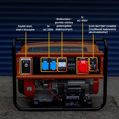 12. Extralink EGH-7000 hybrid power generator, 7kW
