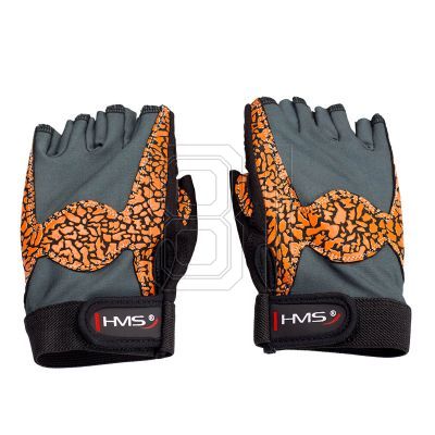32. Gloves for the gym Oragne / Gray W HMS RST03 rL