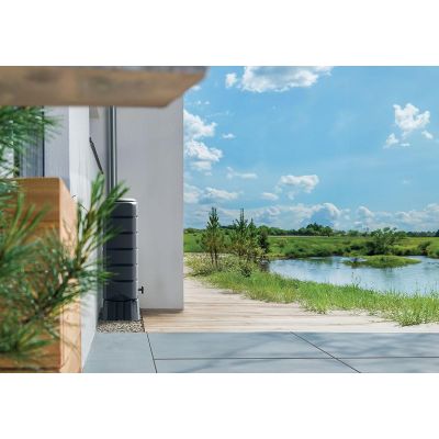 3. RAINWATER TANK SET TENSO 120L ANTHRACITE