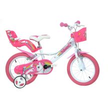 Dino Bikes 144R-UN City Bike 35.6 cm (14") Steel Pink, White