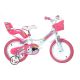 Dino Bikes 144R-UN City Bike 35.6 cm (14") Steel Pink, White
