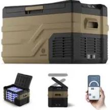 Peme Quest 30 Storm Sand / Car fridge / 26.8 liters / Car fridge with freezer