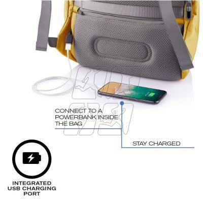 11. XD DESIGN ANTI-THEFT BACKPACK BOBBY SOFT YELLOW P/N: P705.798