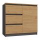 CHEST OF DRAWERS 1 DOOR 3 DRAWERS ANT/ART TABLETOP ART SET