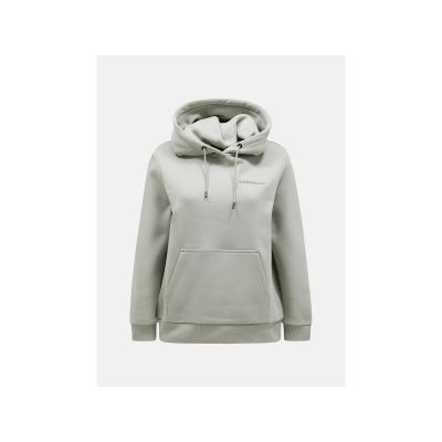 Peak Performance W Original Small Logo Hoo Sweatshirt Green