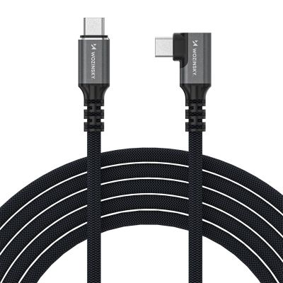 2. Wozinsky WPS1-UY41S USB-C USB4 40Gb/s 240W 1.5m 4K Angled Cable - Black