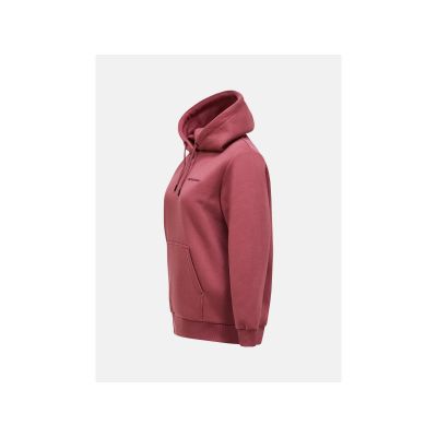 3. Women's PEAK PERFORMANCE W Original Small Logo Hoodie Red