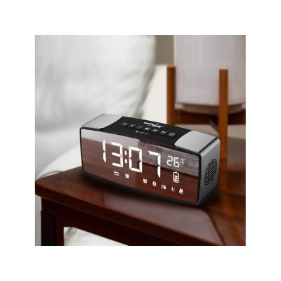 9. GREENBLUE BLUETOOTH 4.2 ALARM RADIO, FM, AUX-IN, 6W, TEMPERATURE, ALARM, CLOCK, 2200MAH BATTERY GB200