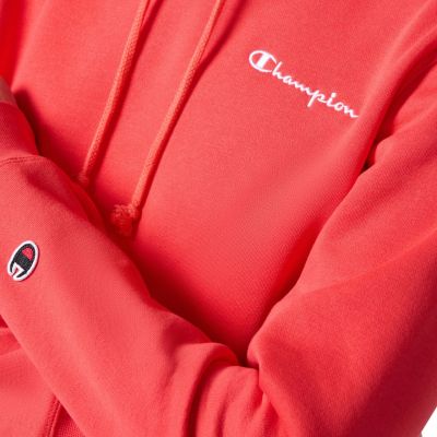 4. Champion Hooded Sweatshirt Women's Coral 118403 RS073
