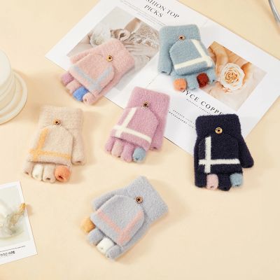 2. Women's/children's winter telephone gloves - pink