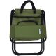 7. FISHING CAMPING FOLDING CHAIR GREEN WITH BAG UNDER THE SEAT 35x28x58CM