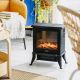 23. Electric fireplace | 2 heating levels: 1000W / 1800W | 3D flame effect | Adler Adler thermostat