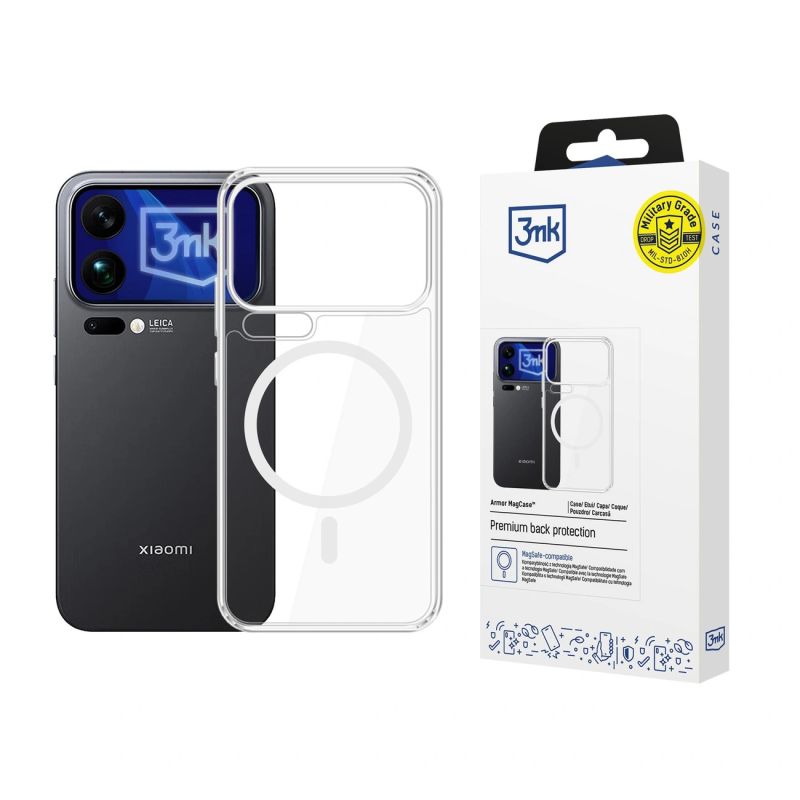 3mk Armor MagCase for Xiaomi 17 Pro Max - transparent