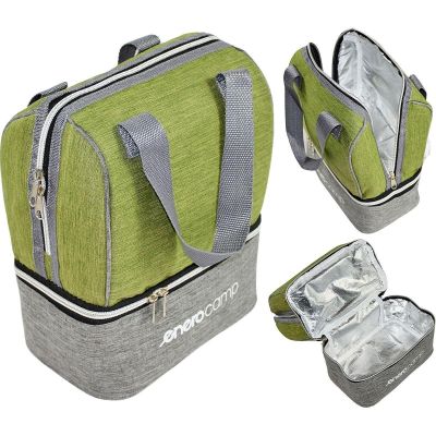 2. BAG WITH THERMAL INSULATING COMPARTMENT 23X13X27CM 7L ENERO CAMP