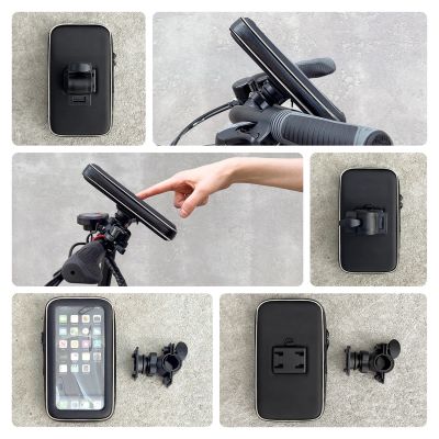 2. Wozinsky phone holder for bike, motorcycle, scooter black (WBHBK7)