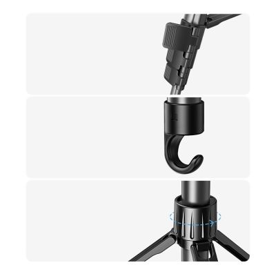 4. Professional Ugreen LP661 tripod for smartphones and cameras - black and gray