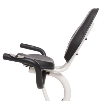 27. HMS R9259 white and green recumbent magnetic bike