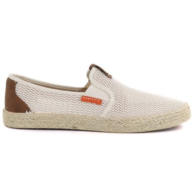 2. Men's slip-on espadrilles beige Bugatti TT15305