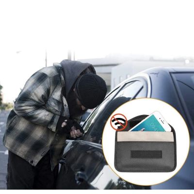 11. Anti-theft Case for Car Keys Phone Radio Blocking Faraday Box Faraday Cage 20cm x 11cm Black
