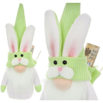 7. GREEN BUNNY 20CM WITH GIFT BAG SPRING DECORATION