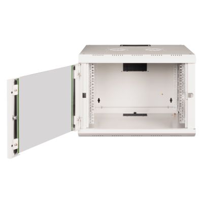 5. Wall-mounted cabinet 19" 7HE Digitus 420x600x600 mm, gray (RAL 7035)