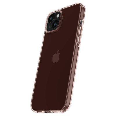 12. Spigen Crystal Flex iPhone 15 Plus Case - Pink/Transparent