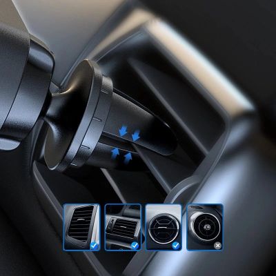 13. Wozinsky gravity car phone holder for air vent black (WCH-05)