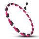 17. HHM16 HULA HOP BLACK/PINK WITH MAGNETS AND WEIGHT + HMS COUNTER