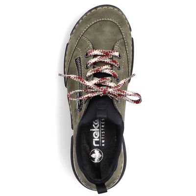 21. Comfortable Rieker W RKR610 green shoes