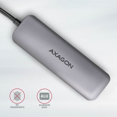 8. Axagon HMC-5 Docking Station Wired USB 3.2 Gen 1 (3.1 Gen 1) Type-C Gray