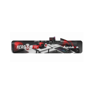 30. Huzaro Hero 6.0 White Gaming Desk
