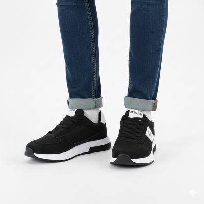 5. Men's casual black sneakers Big Star TT174352